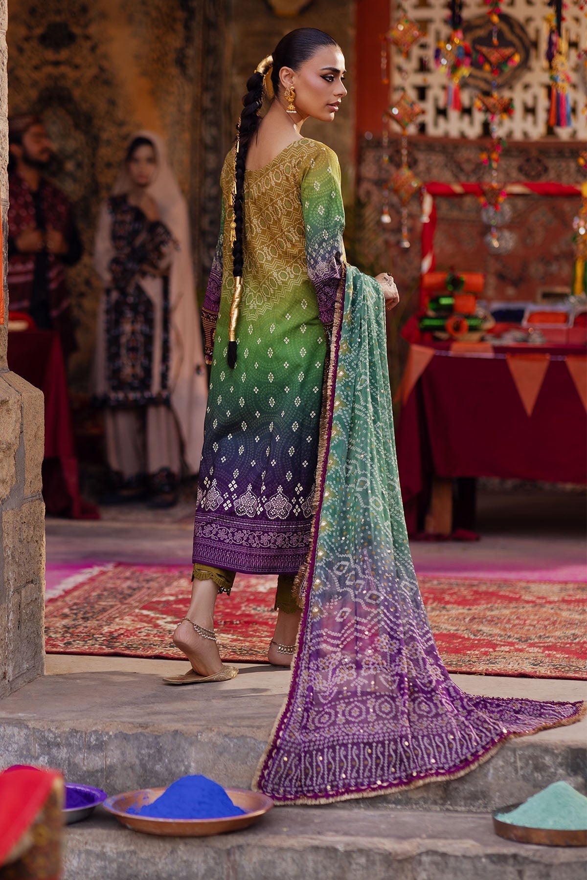 Nureh | Bazaar Lawn | NS-132 - Ladies Clothes - Maria Faisal