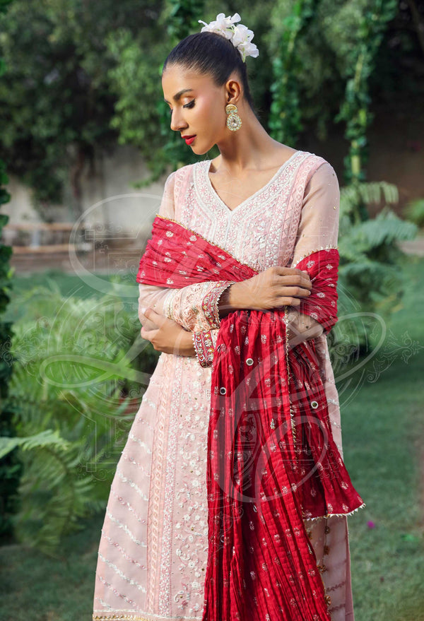 Layla Chatoor | Luxury Pret | Zenia - Luxury Dress - available at Maria Faisal in UK and USA.