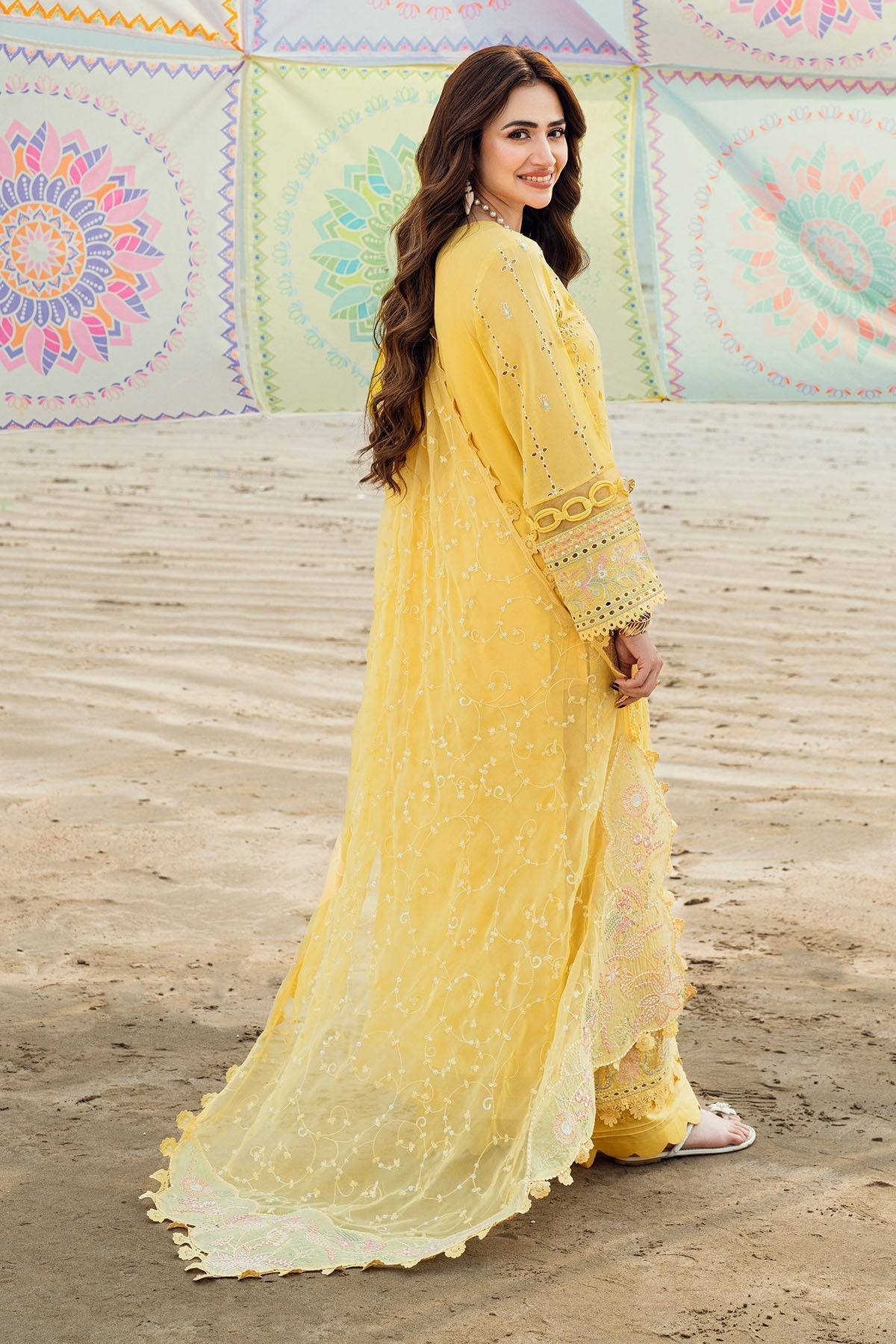 Nureh | Khuwab Luxury Lawn | NE-144 by Maria Faisal - Registered Vendor of : Nureh - type : - 100% original wedding dresses