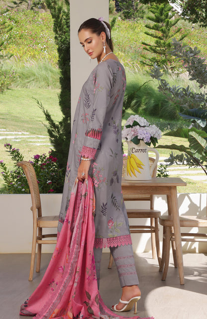 Alzohaib | Digital Printed Cambric | Colors Digital Cambric 3 Piece-CDC-25-07 - Ladies Clothes - Maria Faisal