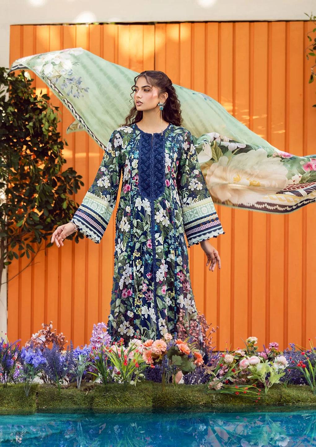 Elaf Premium | Prints 25 | EPS-1A MEADOW MUSE by Maria Faisal - Registered Vendor of : Elaf Premium - type : Ladies Clothes - 100% original wedding dresses