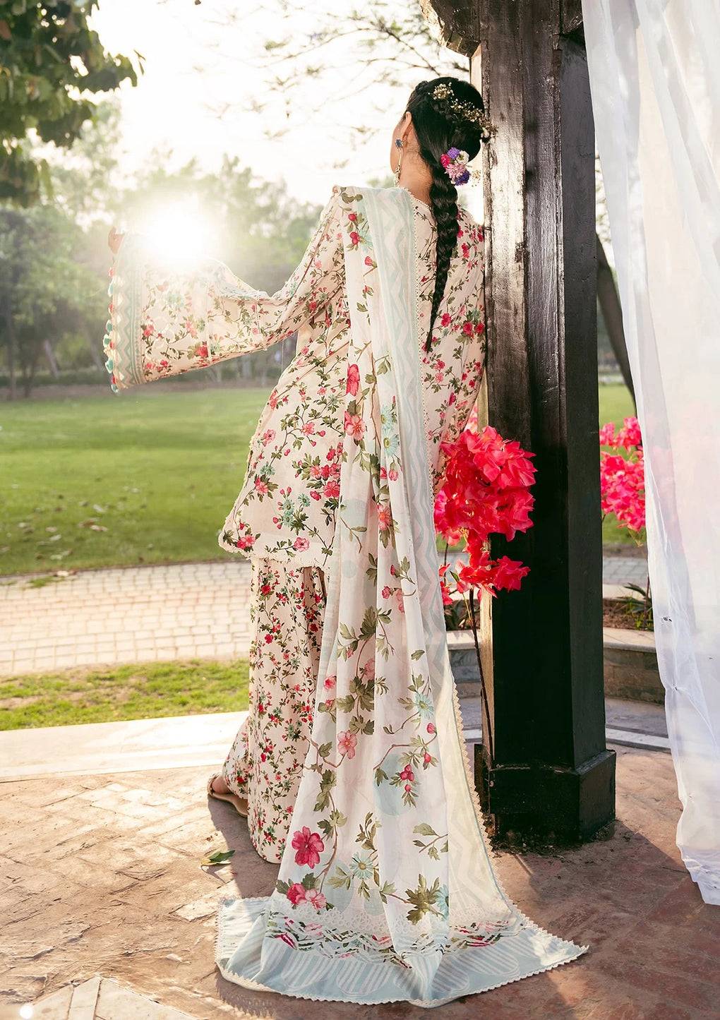 Elaf Premium | Prints 25 | EPS-3B DAY BLOOM by Maria Faisal - Registered Vendor of : Elaf Premium - type : Ladies Clothes - 100% original wedding dresses