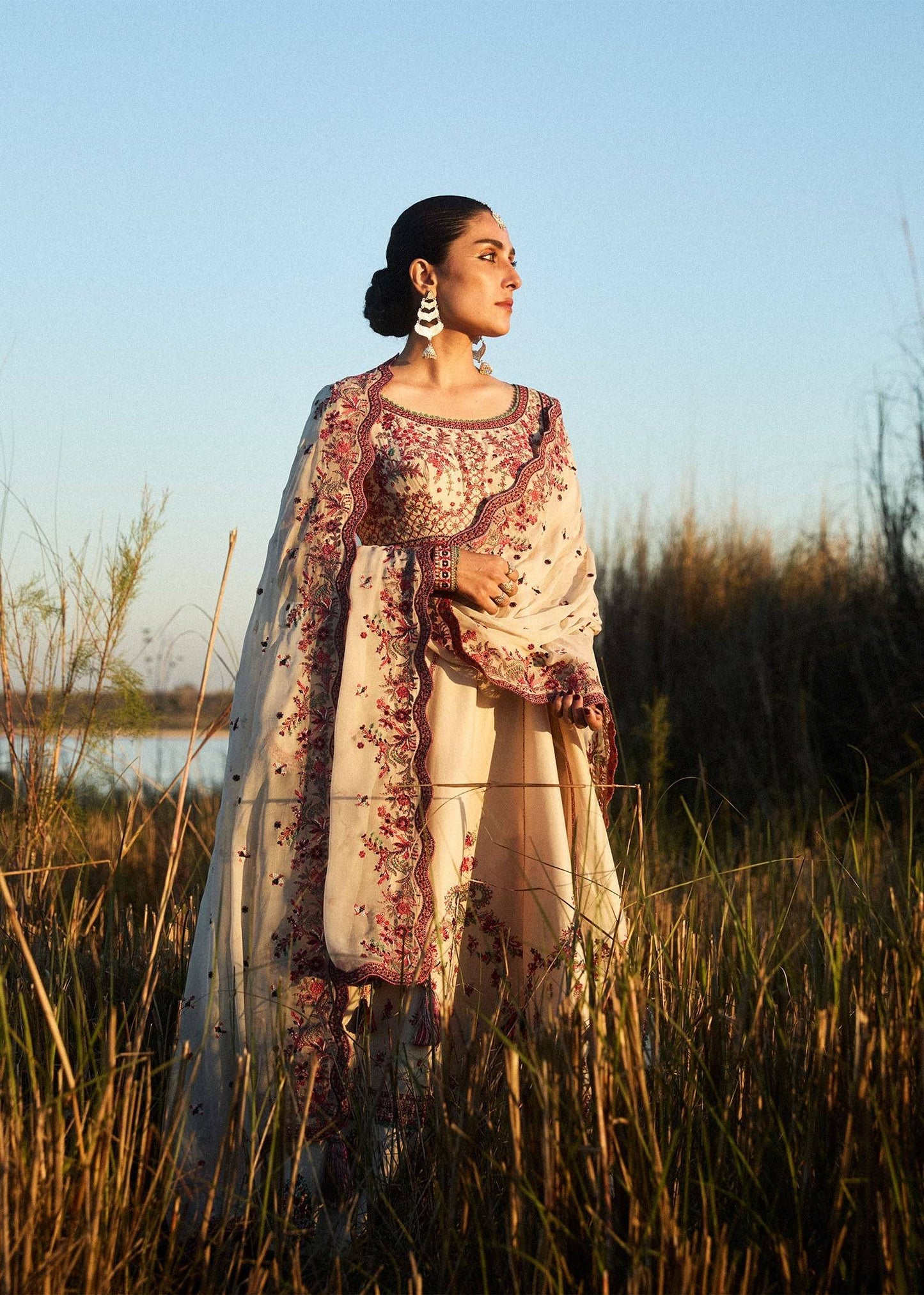 Hussain Rehar | Surkh Eid Pret’25 | Naqsh by Maria Faisal - Registered Vendor of : Hussain Rehar - type : ladies Clothes - 100% original wedding dresses