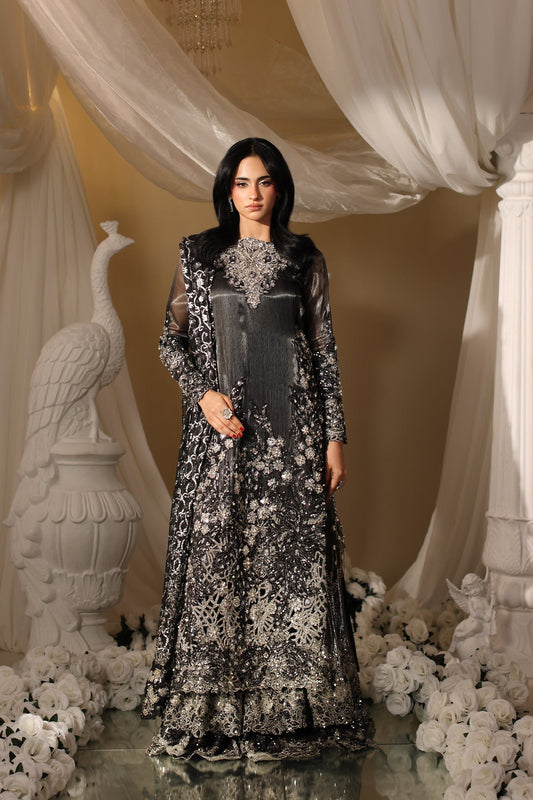 Musferah Saad | Casa Blance |Royal Eclipse - Bridal Dress - available at Maria Faisal in UK and USA.