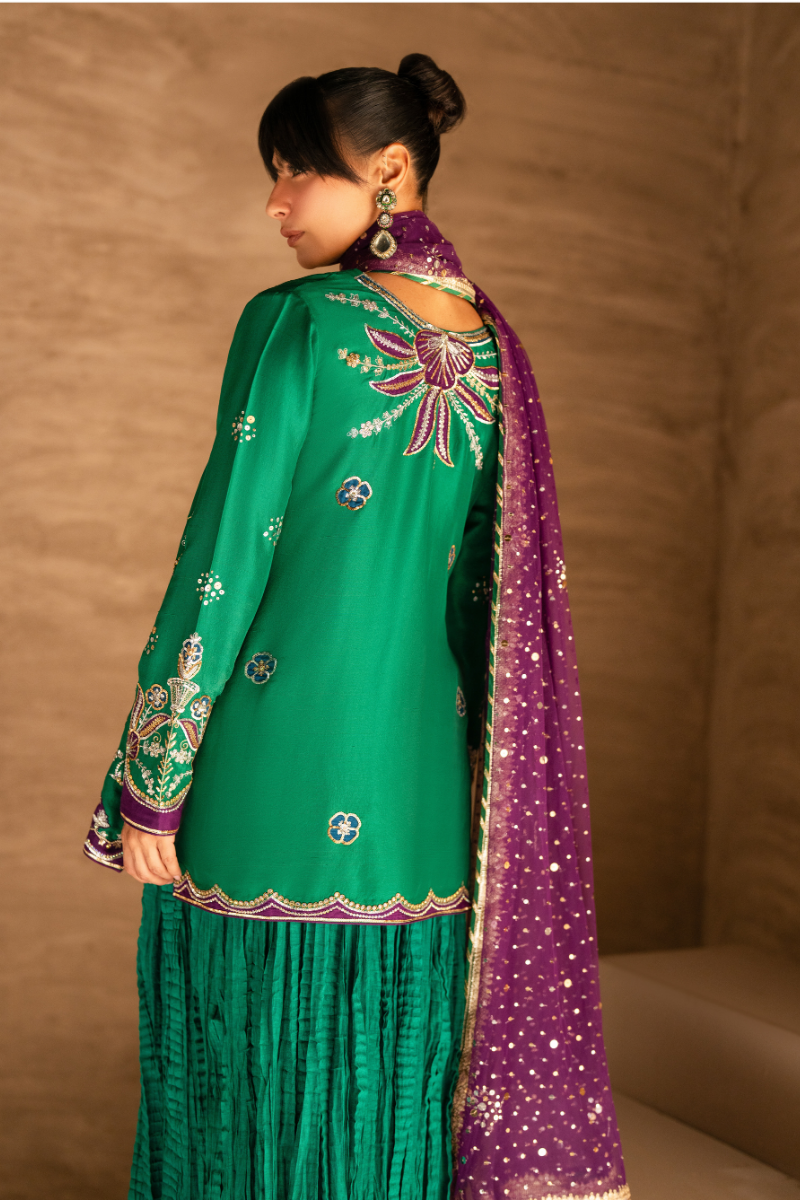 Sana Abbas | Zalea Formals | RYSA - Formal Dress - available at Maria Faisal in UK and USA.