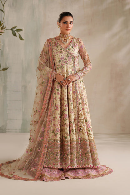 Baroque | Formals Collection | EMBROIDERED NET UF-4371 - Formal Dress - available at Maria Faisal in UK and USA.