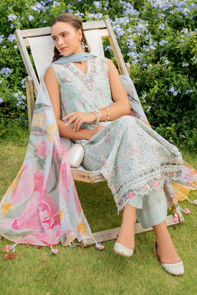 Baroque | Luxury Pret Summer | UF-4217 - Luxury Dress - available at Maria Faisal in UK and USA.