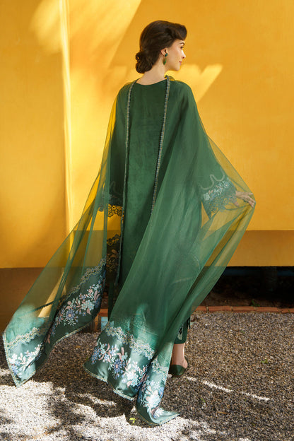 Baroque | Luxury Pret 24 | JACQUARD LAWN UF-572 - Designer Dress with Intricate embroidery and embellishments. Shop elegent wedding dress at Maria Faisal.