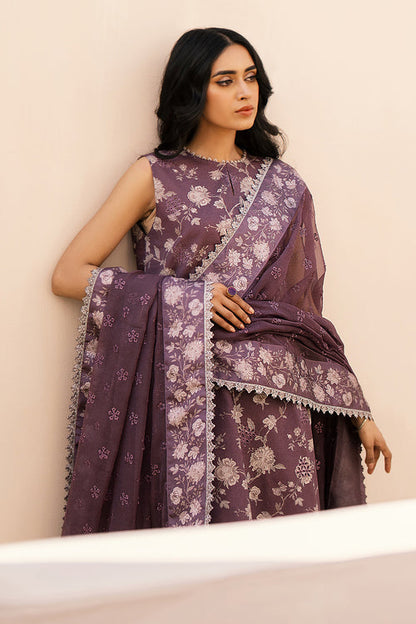 Baroque | Luxury Pret 24 | LAWN UF-598 - Designer Dress with Intricate embroidery and embellishments. Shop elegent wedding dress at Maria Faisal.