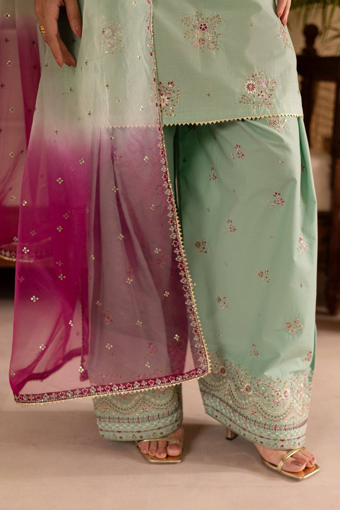 Batik | Nyra Embroidered Summer Solids | Amawas by Maria Faisal - Registered Vendor of : Batik - type : Ladies Clothes - 100% original wedding dresses