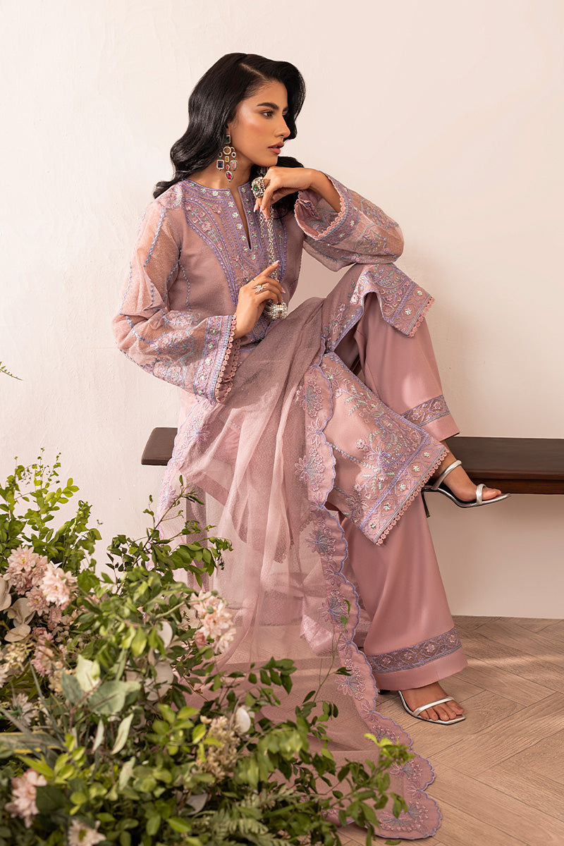Shurooq | Mon Cheri | Mauvelle - Luxury Dress - available at Maria Faisal in UK and USA.
