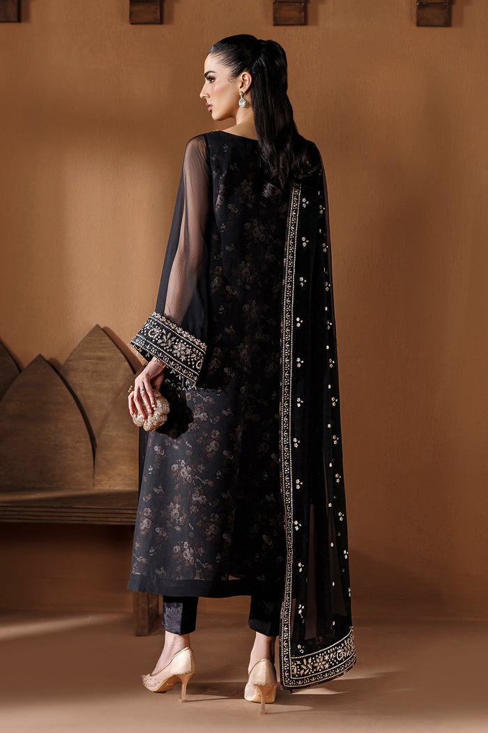 Baroque  | Luxury Pret 26 | PR-1288 - Luxury Dress - available at Maria Faisal in UK and USA.