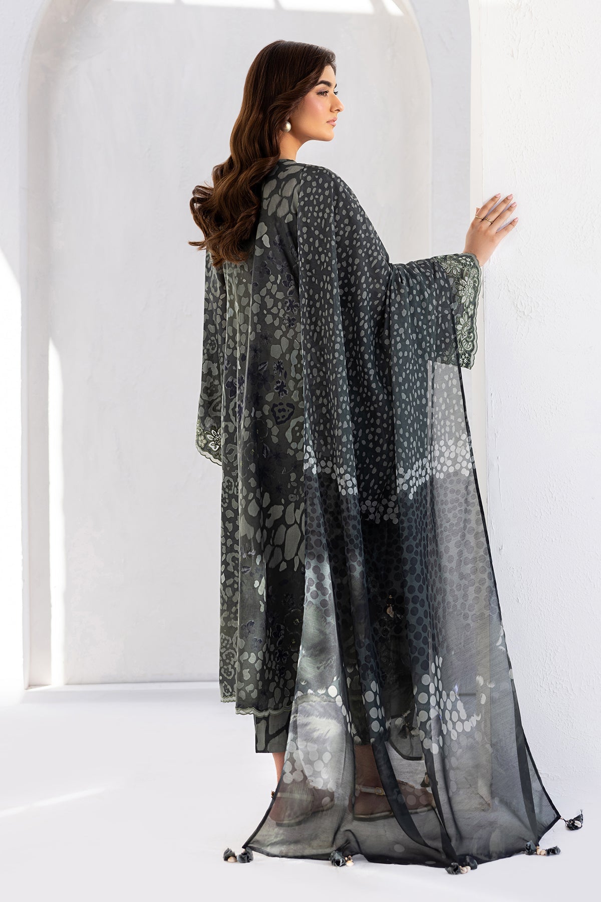Baroque | Luxury Summer Pret | UF-4454 - Luxury Dress - available at Maria Faisal in UK and USA.