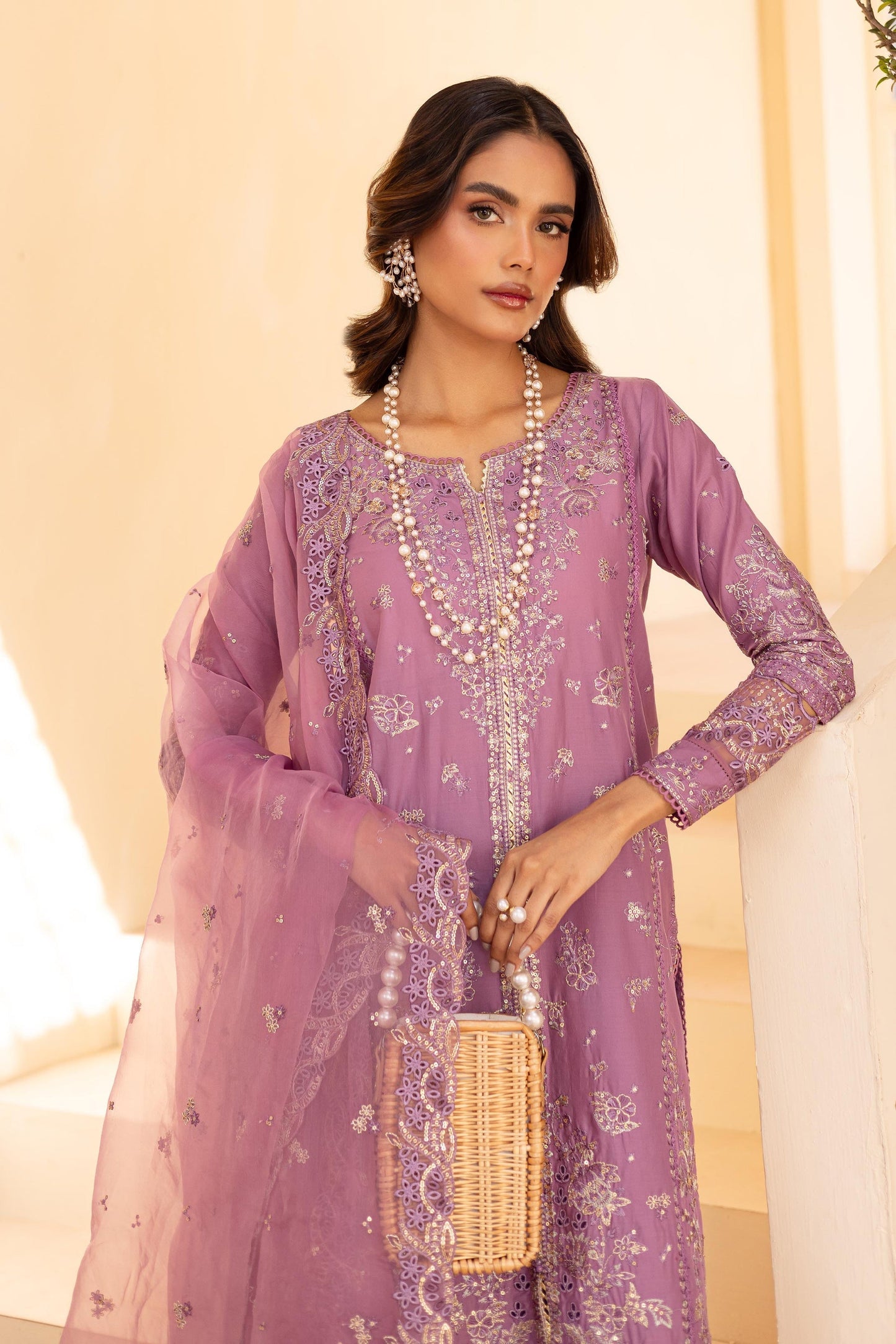 Batik | Cyra Luxury Solids | Tofu by Maria Faisal - Registered Vendor of : Batik - type : Ladies Clothes - 100% original wedding dresses