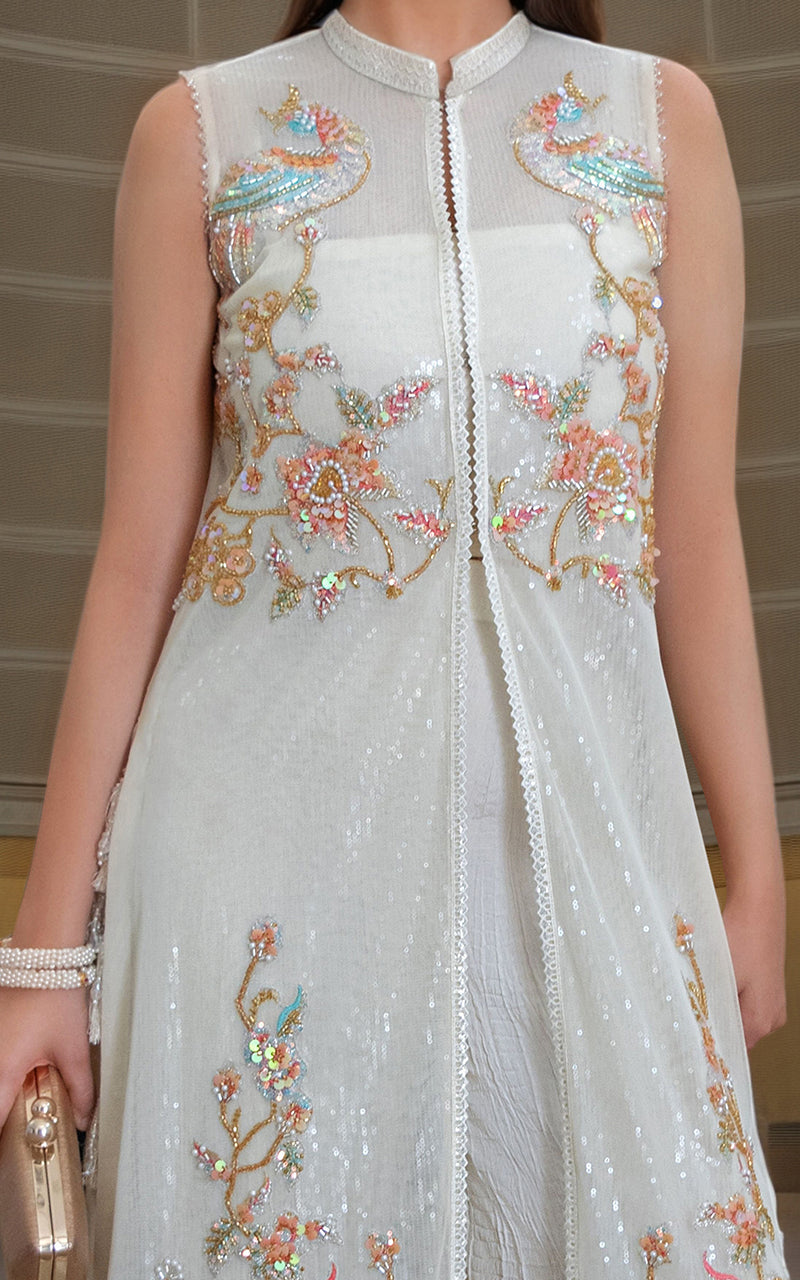 Threads and Motifs | Formal Dresses 25 | NET EMBROIDERD JACKET