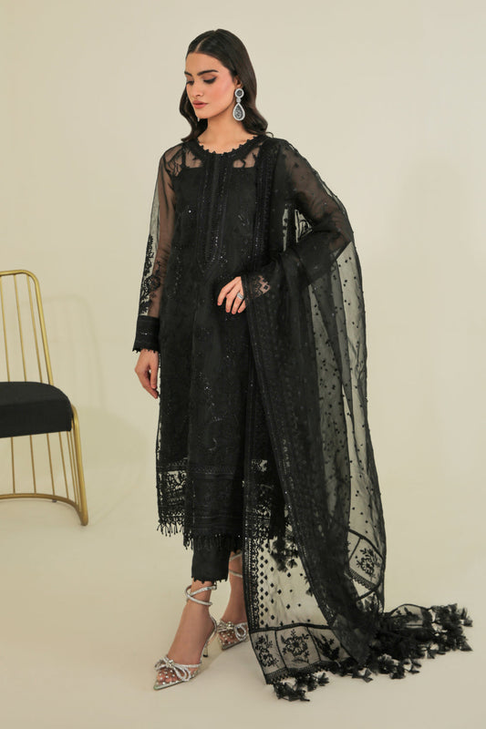 Baroque | Formals Collection | EMBROIDERED ORGANZA UF-235 - Formal Dress - available at Maria Faisal in UK and USA.