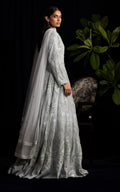 Threads and Motifs | Formal Dresses 25 | Net Embroidered Maxi - Ladies Clothes - Maria Faisal