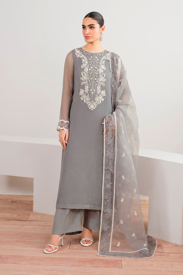 Baroque | Luxury Pret 25 | EMBROIDERED CHIFFON PR-991 - Ladies Clothes - Maria Faisal