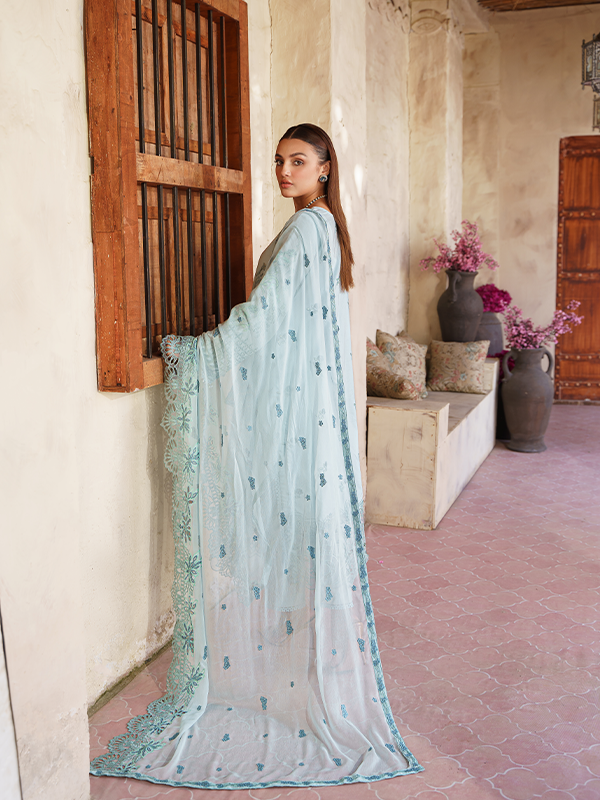 Zebtan | Zeenat Luxury Lawn Eid Collection | ZL 06 - Waniyas