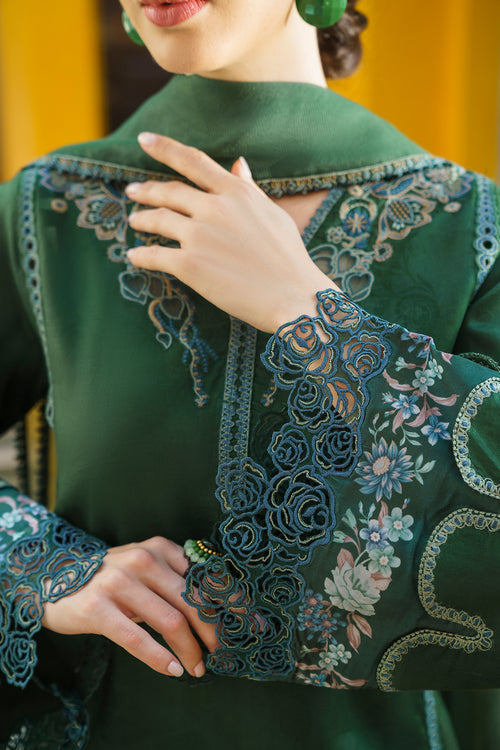 Baroque | Luxury Pret 24 | JACQUARD LAWN UF-572 - Designer Dress with Intricate embroidery and embellishments. Shop elegent wedding dress at Maria Faisal.