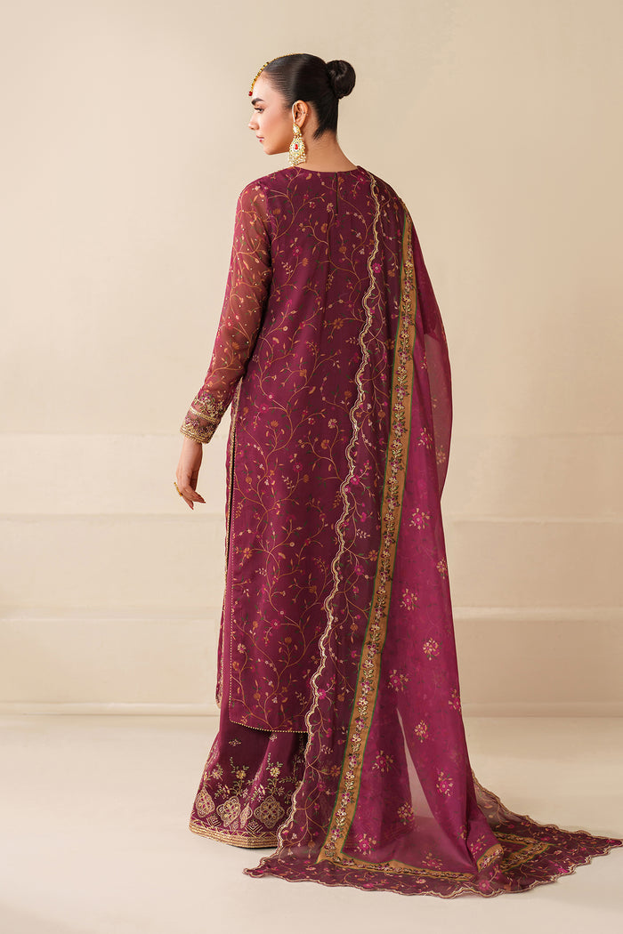 Baroque | Formals Collection | EMBROIDERED CHIFFON UF-4277 - Formal Dress - available at Maria Faisal in UK and USA.