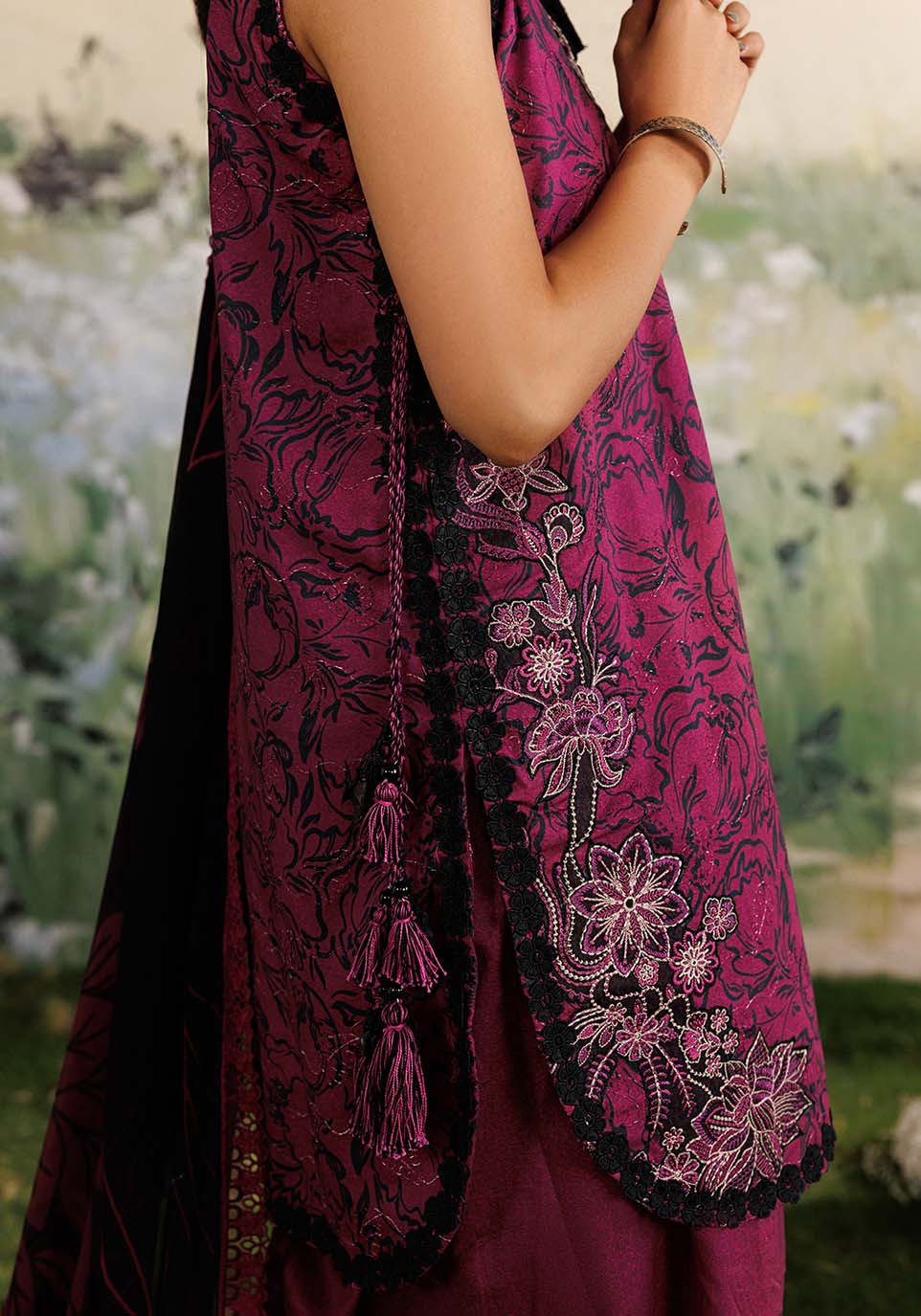 Zarqash | RimJhim The Moonsoon Edit 26 | GULMOHAR ZQ003 - Casual Dress - available at Maria Faisal in UK and USA.