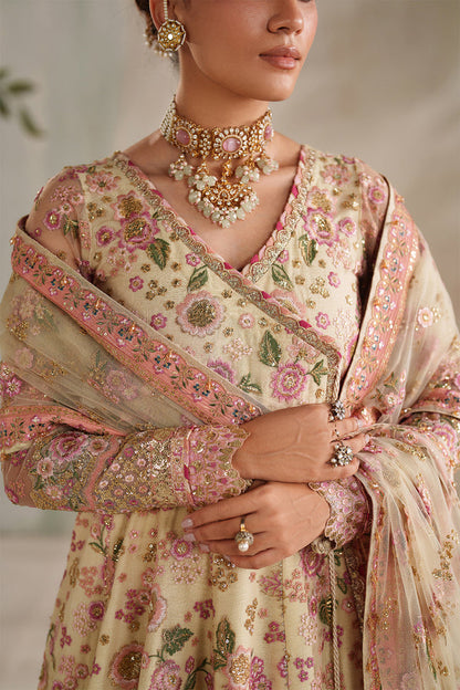 Baroque | Formals Collection | EMBROIDERED NET UF-4371 - Formal Dress - available at Maria Faisal in UK and USA.