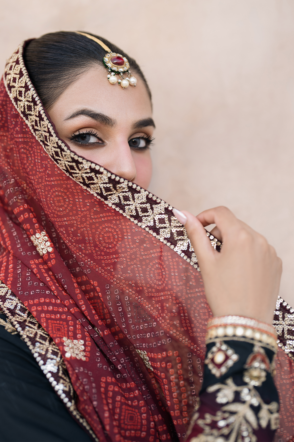Iznik | Bandhani Formals | UE-330 - Ladies Clothes 