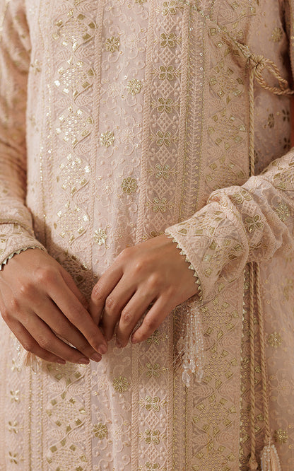 Threads and Motifs | Formal Dresses 25 | Embroidered Angrakha With Gharara And Dupatta