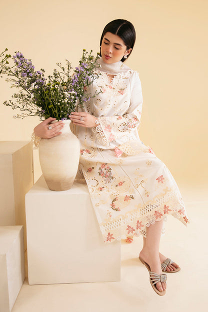 Qalamkar | Qlinekari Luxury Lawn | SQ-01 SARV - Designer Dress with Intricate embroidery and embellishments. Shop elegent wedding dress at Maria Faisal.