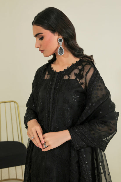 Baroque | Formals Collection | EMBROIDERED ORGANZA UF-235 - Formal Dress - available at Maria Faisal in UK and USA.