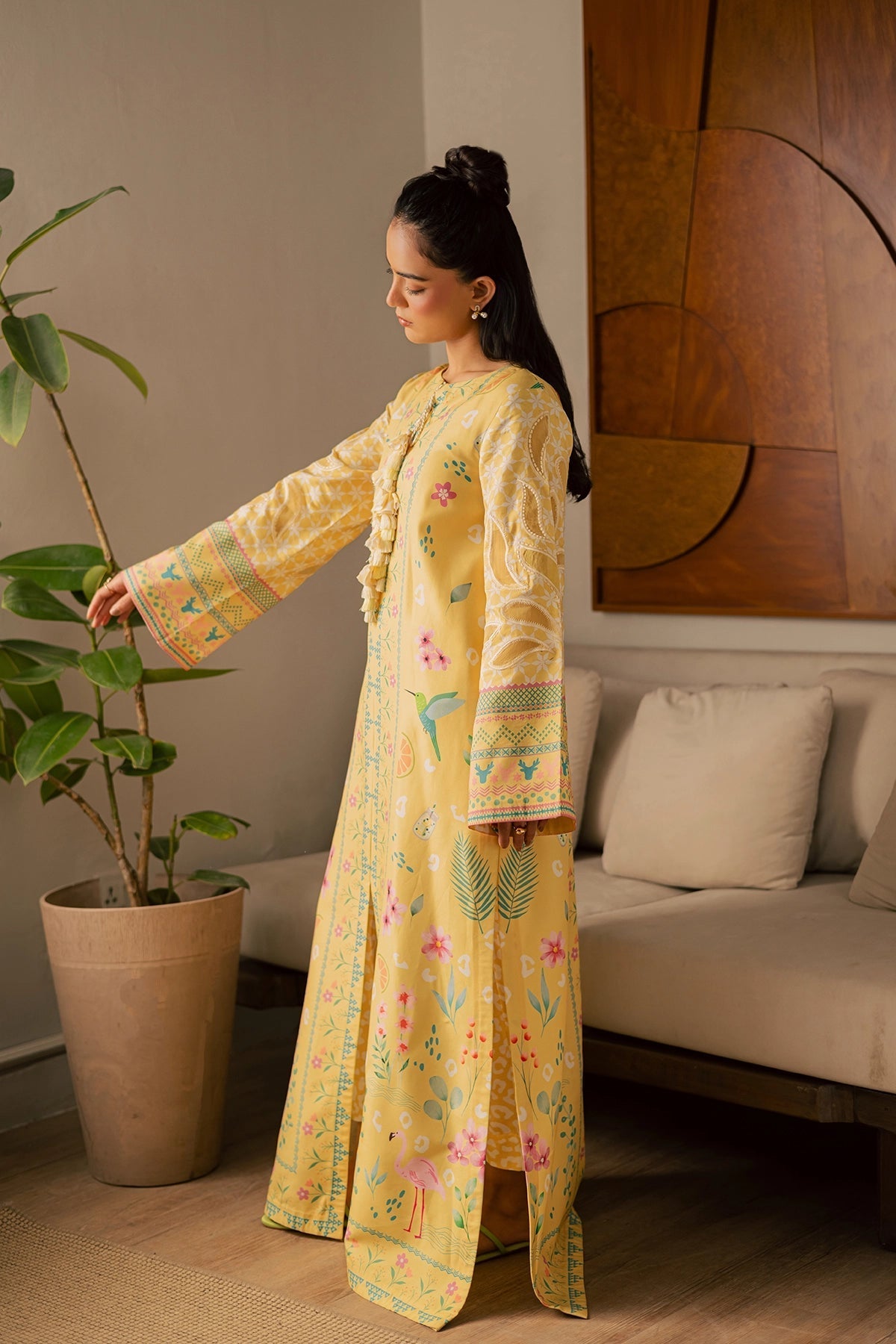 Vanya | Co Ords | CO-124 - Casual Dress - available at Maria Faisal in UK and USA.