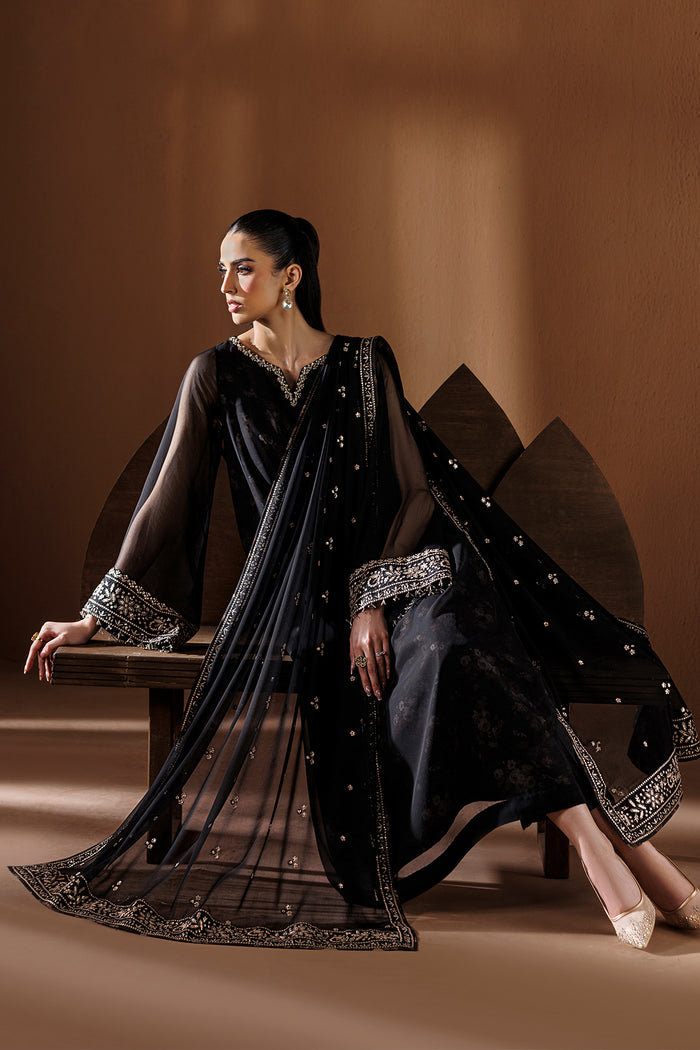 Baroque  | Luxury Pret 26 | PR-1288 - Luxury Dress - available at Maria Faisal in UK and USA.