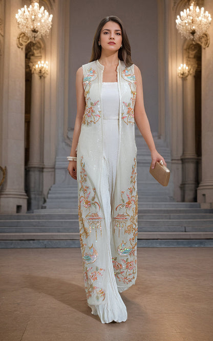 Threads and Motifs | Formal Dresses 25 | NET EMBROIDERD JACKET