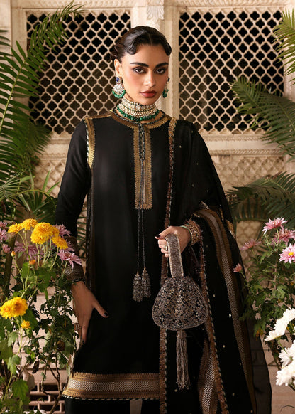 Hussain Rehar | Luxury Pret AW 25 | Noctira - Formal Dress - available at Maria Faisal in UK and USA.