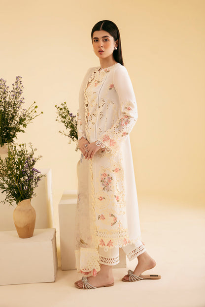 Qalamkar | Qlinekari Luxury Lawn | SQ-01 SARV - Designer Dress with Intricate embroidery and embellishments. Shop elegent wedding dress at Maria Faisal.
