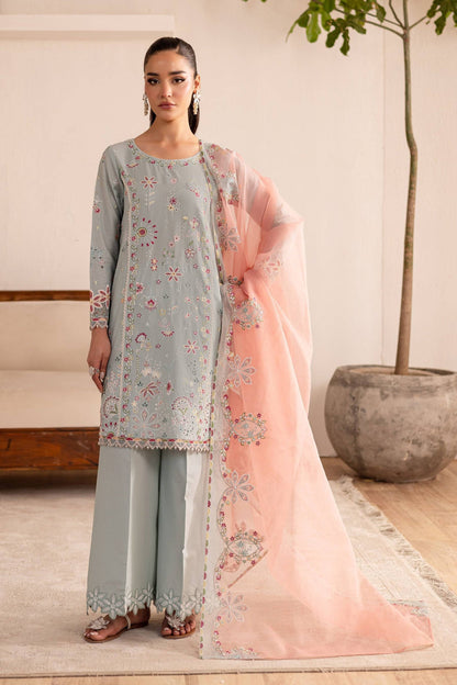 Batik | Nyra Embroidered Summer Solids | Across The Ocean by Maria Faisal - Registered Vendor of : Batik - type : Ladies Clothes - 100% original wedding dresses