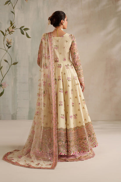 Baroque | Formals Collection | EMBROIDERED NET UF-4371 - Formal Dress - available at Maria Faisal in UK and USA.