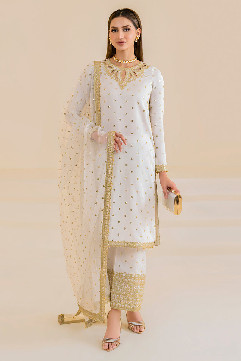 Jazmin | Formals Collection | Raw Silk UR-7020 - Ladies Clothes - Maria Faisal