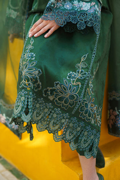 Baroque | Luxury Pret 24 | JACQUARD LAWN UF-572 - Designer Dress with Intricate embroidery and embellishments. Shop elegent wedding dress at Maria Faisal.