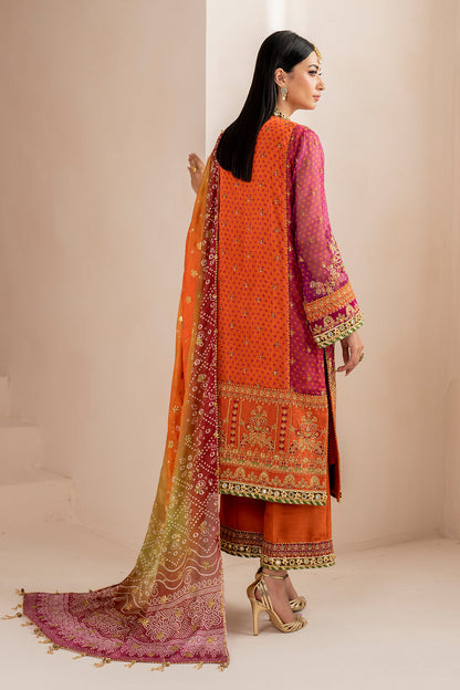 Baroque | Formals Collection | EMBROIDERED CHIFFON UF-706 - Formal Dress - available at Maria Faisal in UK and USA.