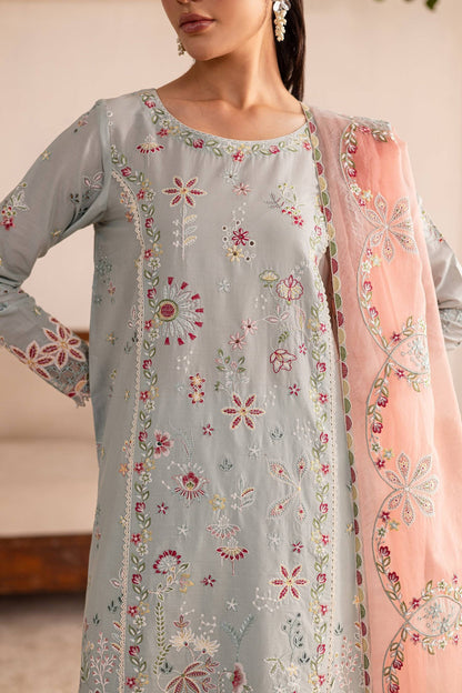 Batik | Nyra Embroidered Summer Solids | Across The Ocean by Maria Faisal - Registered Vendor of : Batik - type : Ladies Clothes - 100% original wedding dresses