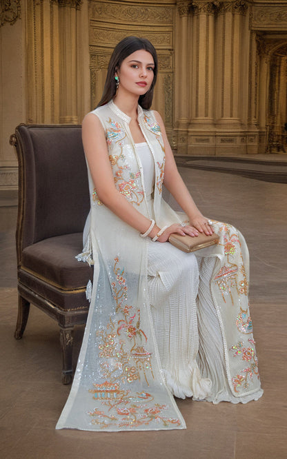 Threads and Motifs | Formal Dresses 25 | NET EMBROIDERD JACKET