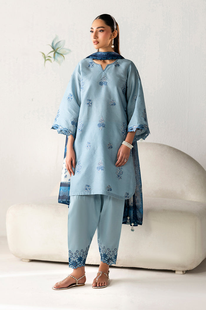 Baroque  | Luxury Pret 26 | PR-1255 - Luxury Dress - available at Maria Faisal in UK and USA.