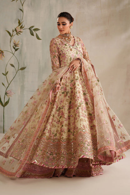 Baroque | Formals Collection | EMBROIDERED NET UF-4371 - Formal Dress - available at Maria Faisal in UK and USA.