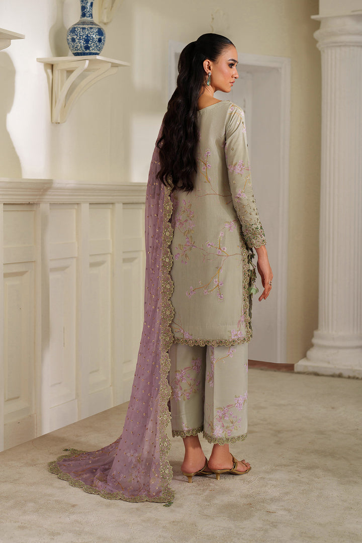 Iznik | Printed Formals | UE-539 - Formal Dress - available at Maria Faisal in UK and USA.
