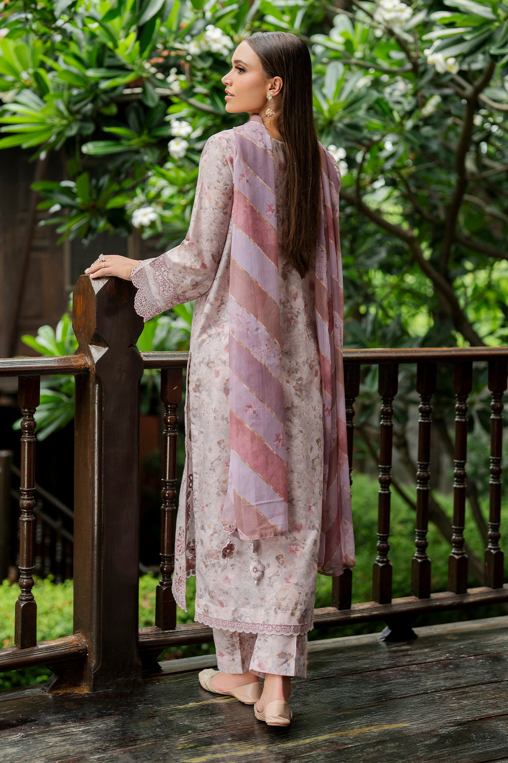 Baroque | Luxury Pret Summer | UF-4273 - Luxury Dress - available at Maria Faisal in UK and USA.