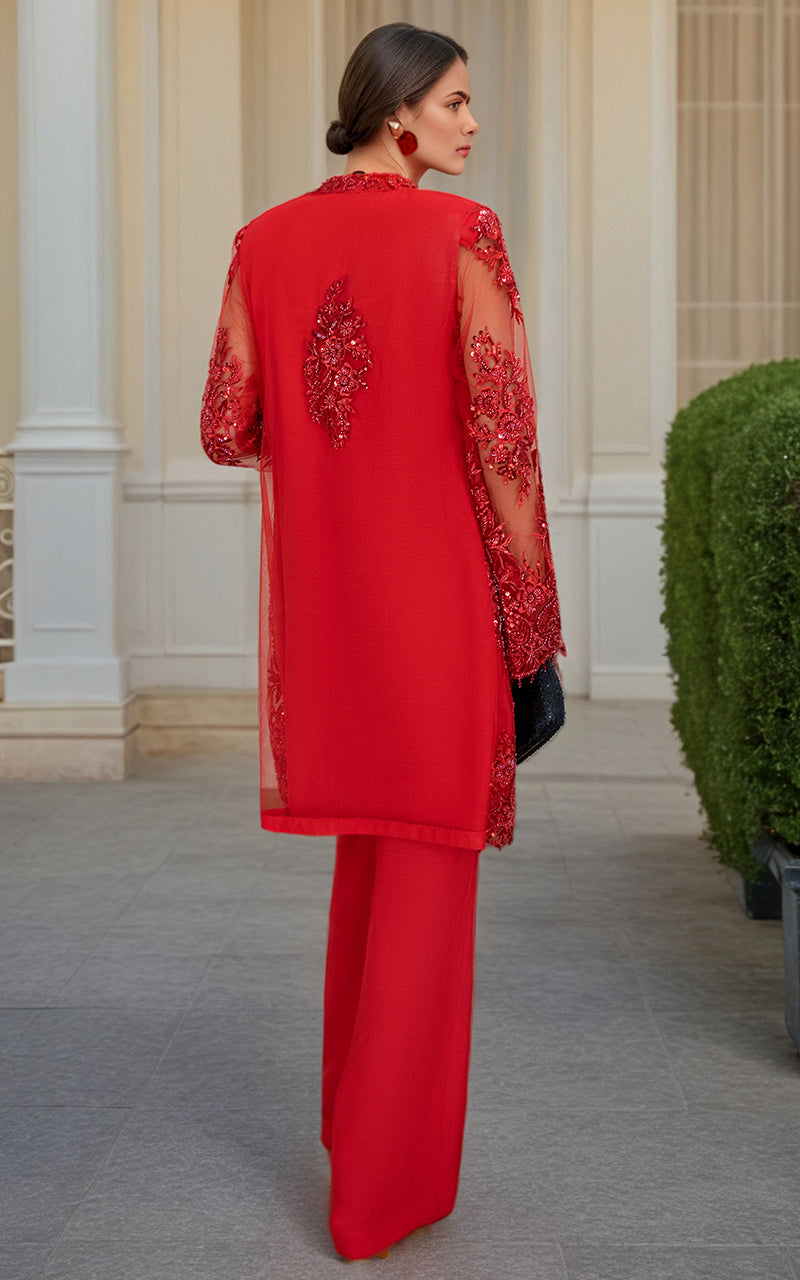 Threads and Motifs | Formal Dresses 25 | NET EMBROIDERED JACKET
