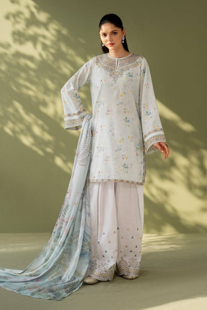 Baroque | Eid Printique | EMBROIDERED PRINTED LAWN UF-4170 by Maria Faisal - Registered Vendor of : Baroque - type : Ladies Clothes - 100% original wedding dresses