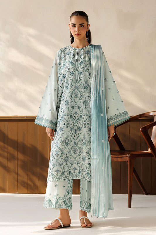 Baroque | Luxury Summer Pret | UF-4503 - Luxury Dress - available at Maria Faisal in UK and USA.